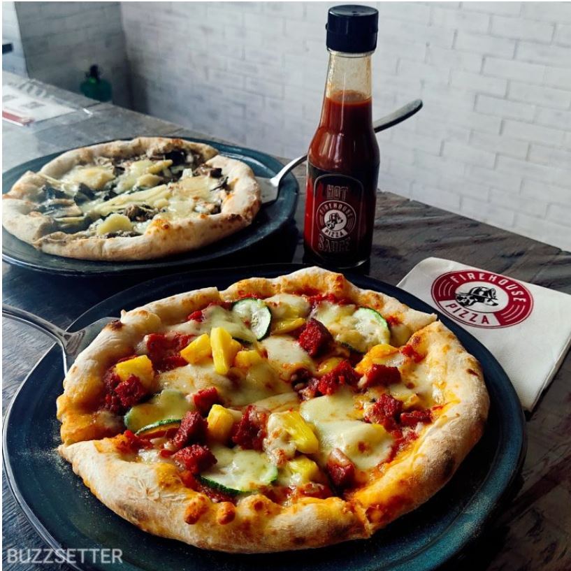 Firehouse Timesquare Pizza and Vegan pizza